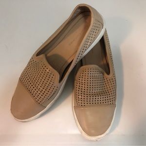 Calvin Klein slide on Tan sneakers size 8.5